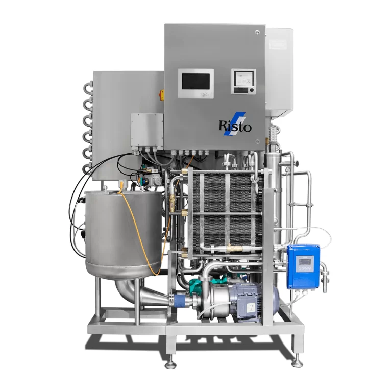 Pasteurizator complet automat PP-400 pentru prelucrarea laptelui în micro-fabrici lactate
