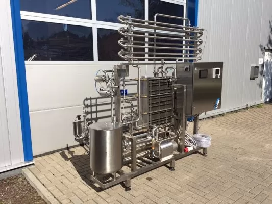 Pasteurizator de lapte Risto PP-1000 din oțel inoxidabil cu panou digital – soluție completă pentru procesarea laptelui